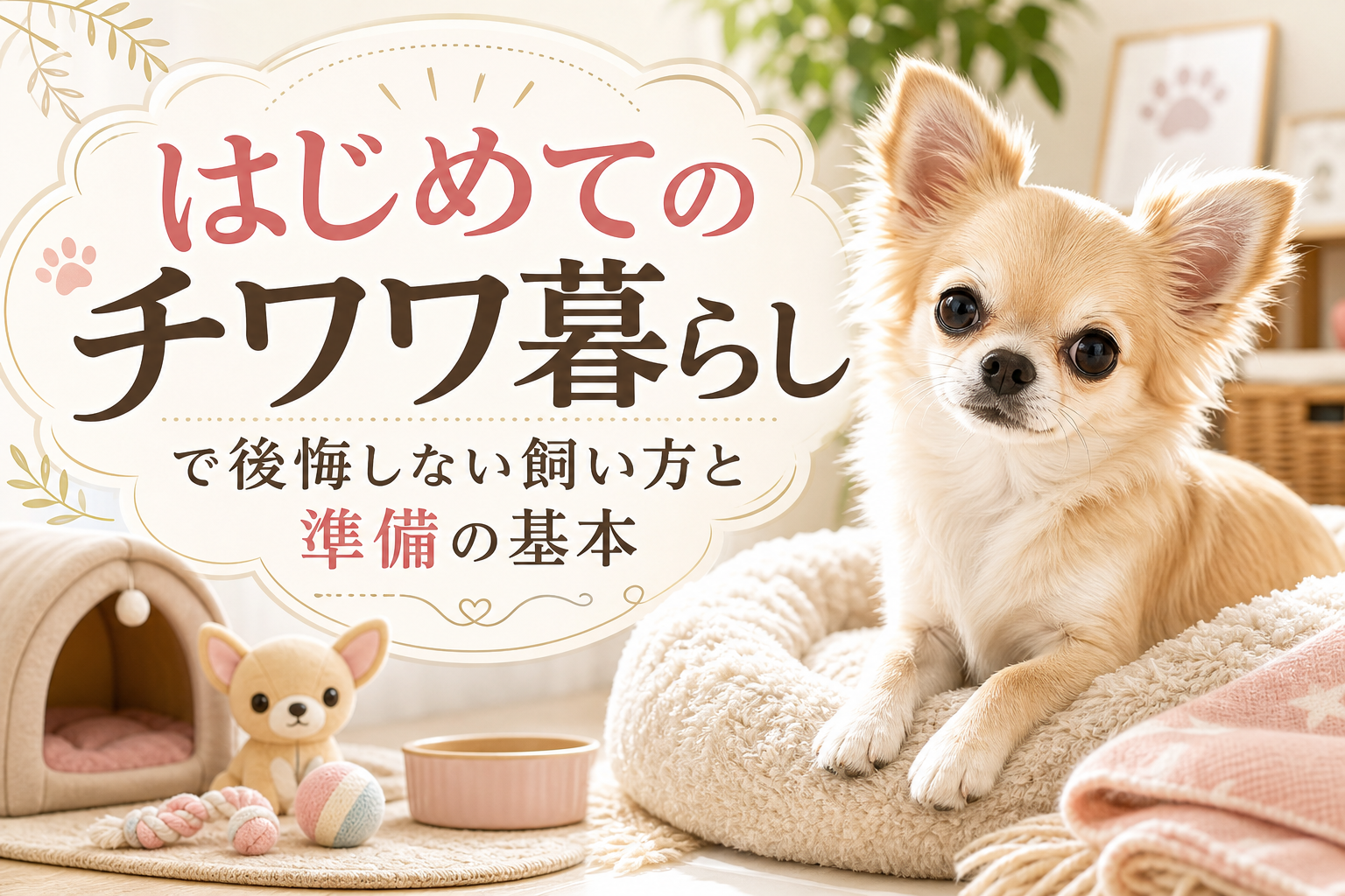 はじめてのチワワ暮らしで後悔しない飼い方と準備の基本
