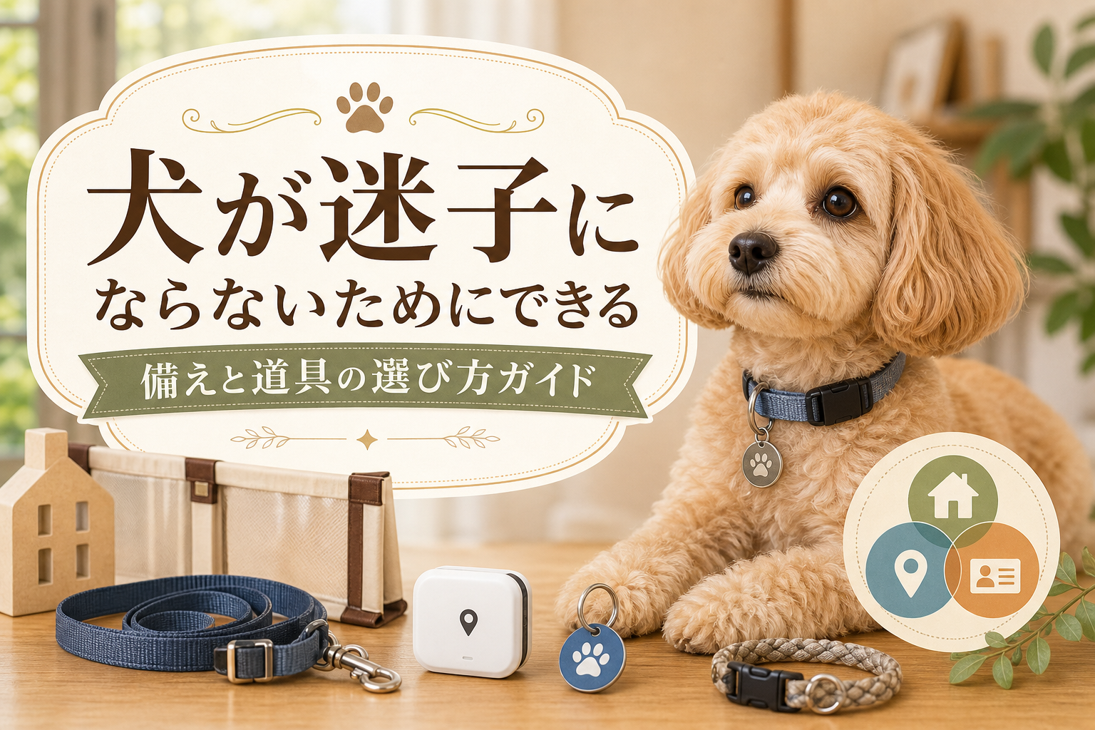 犬が迷子にならないためにできる備えと道具の選び方ガイド