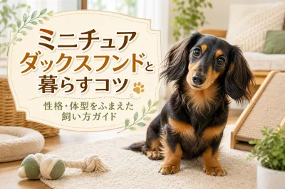 ミニチュアダックスフンドと暮らすコツ：性格・体型をふまえた飼い方ガイド