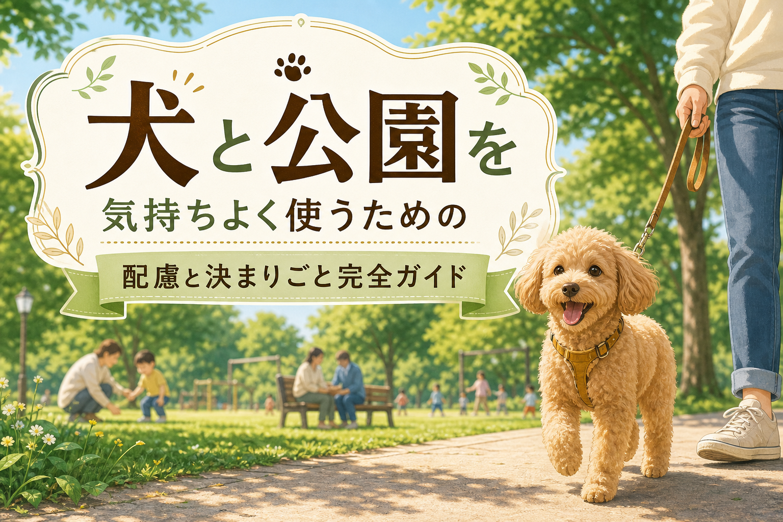 犬を公園に連れて行ってもいい？知っておきたいマナーとルール