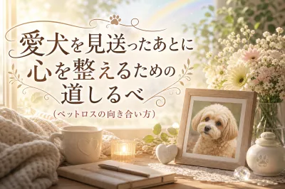 愛犬を見送ったあとに心を整えるための道しるべ（ペットロスの向き合い方）