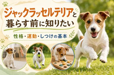 ジャックラッセルテリアと暮らす前に知りたい性格・運動・しつけの基本