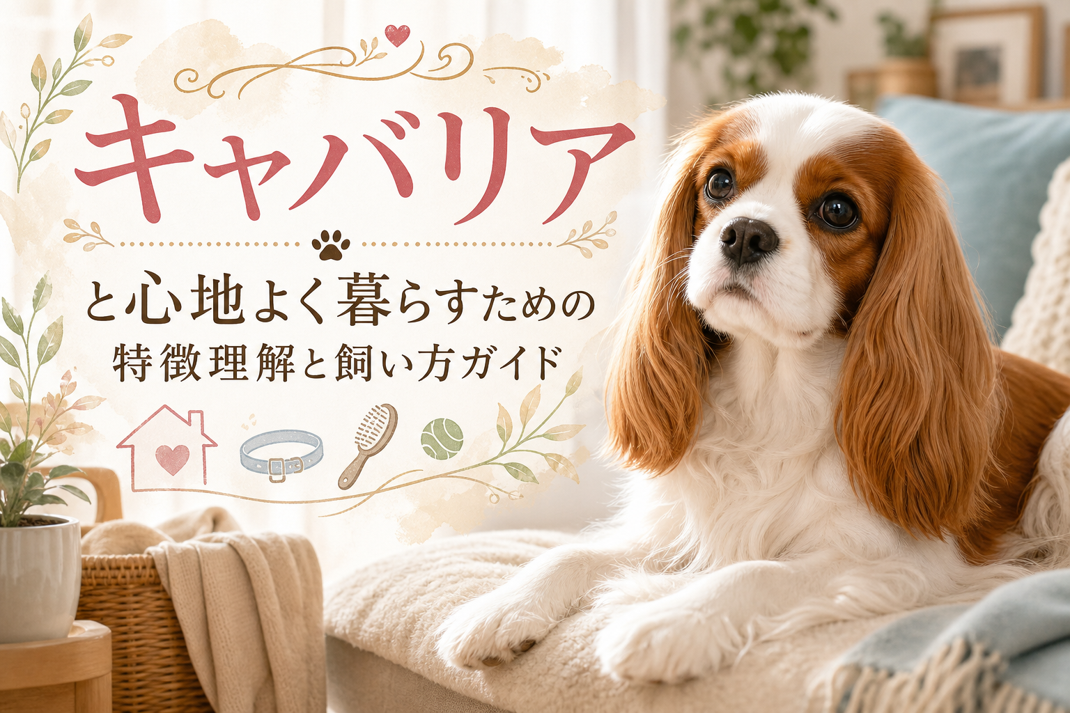 キャバリアと心地よく暮らすための特徴理解と飼い方ガイド