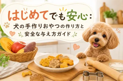 はじめてでも安心：犬の手作りおやつの作り方と安全な与え方ガイド