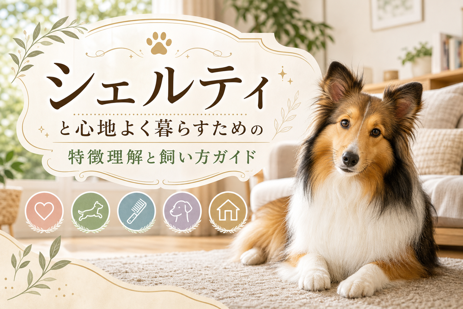 シェルティと心地よく暮らすための特徴理解と飼い方ガイド