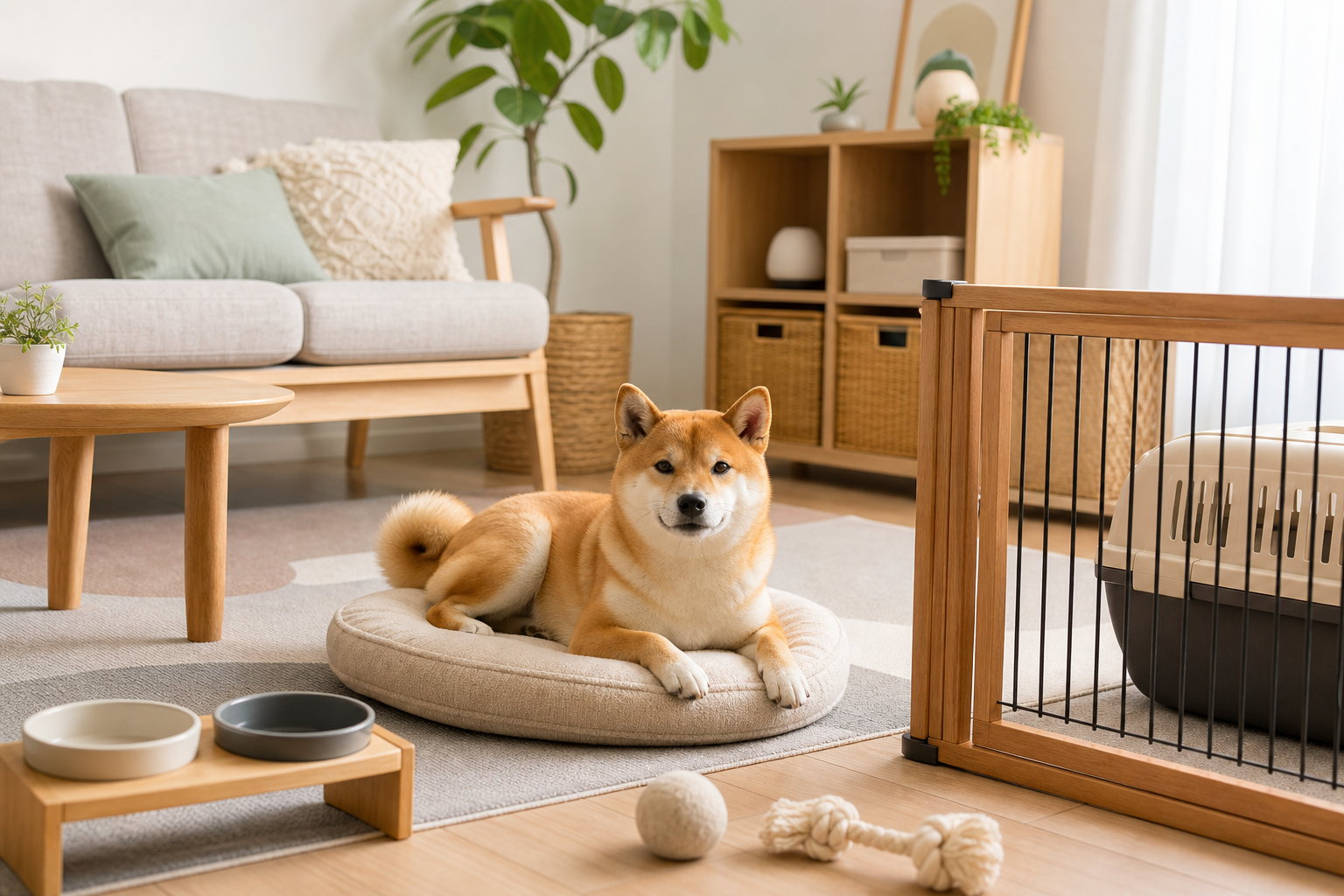室内飼いの環境づくり|柴犬が落ち着く家の整え方