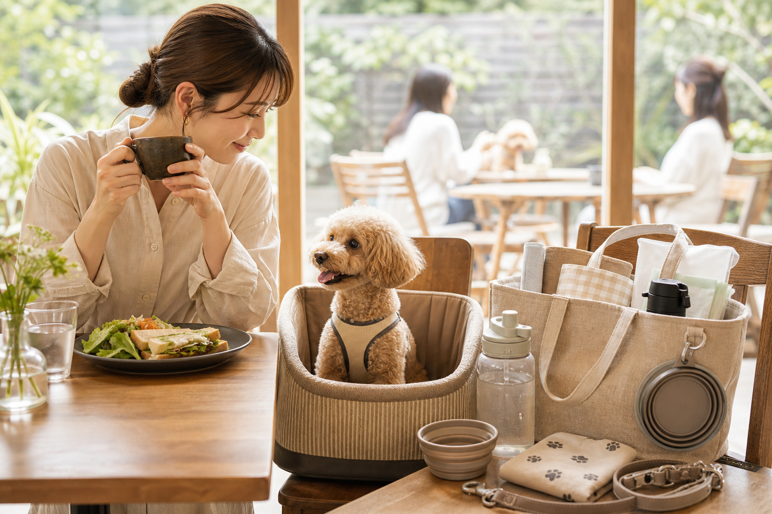 犬連れカフェで大切にしたい「2つの軸」
