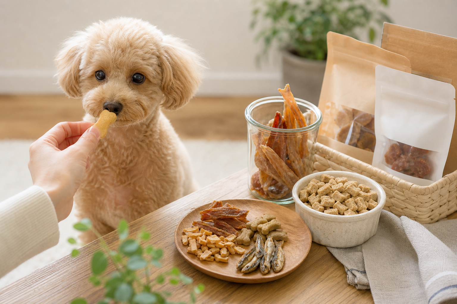 犬のおやつの基本は「安全性・原材料・量」の3軸で考えます