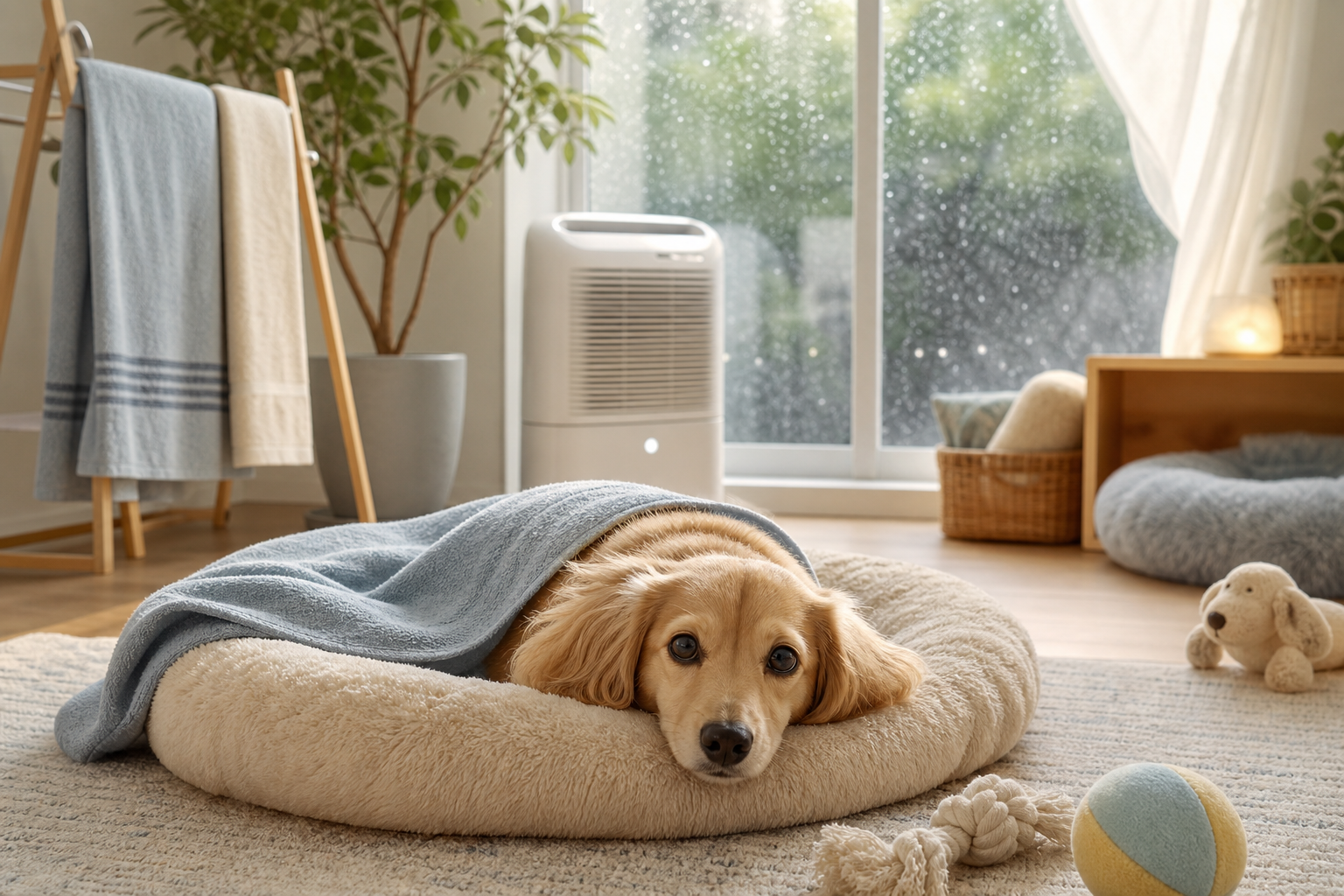 梅雨の湿気が犬に影響しやすい理由