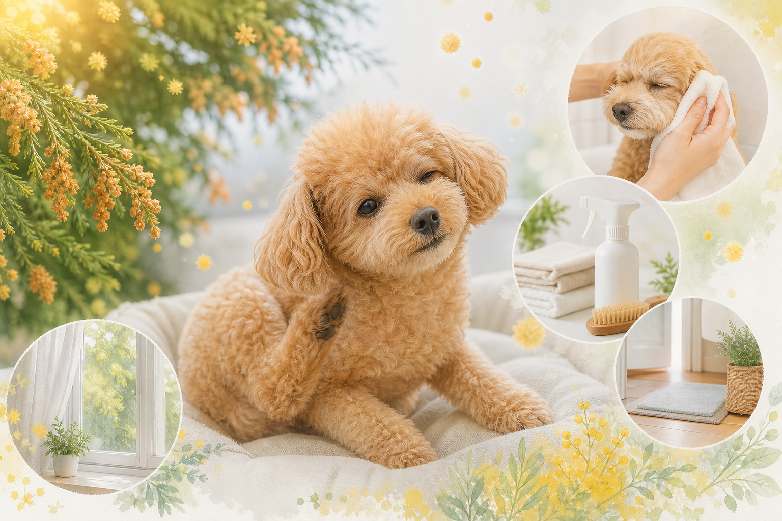 犬の花粉症（花粉アレルギー）で知っておきたい基本