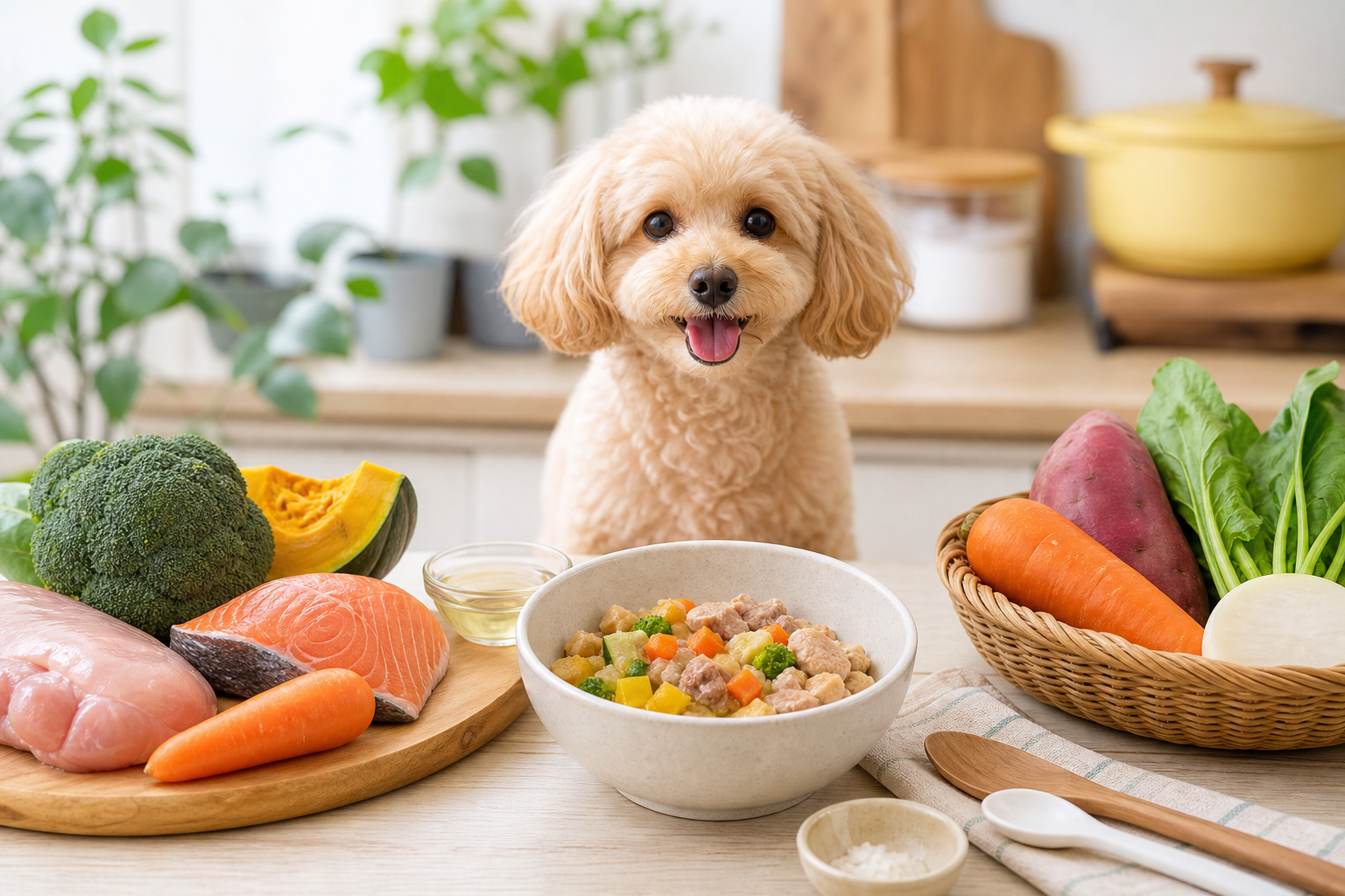 犬の手作りご飯とは：メリットと前提（総合栄養食との違い）