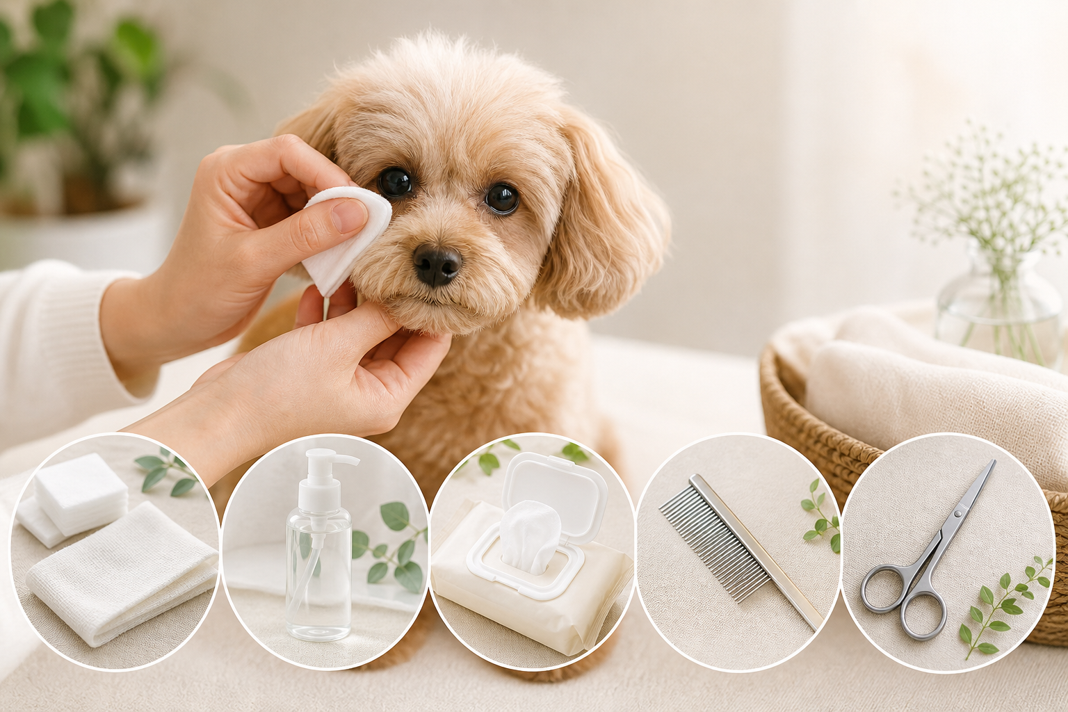 犬の目やに・涙やけは「何が起きている状態」なのか