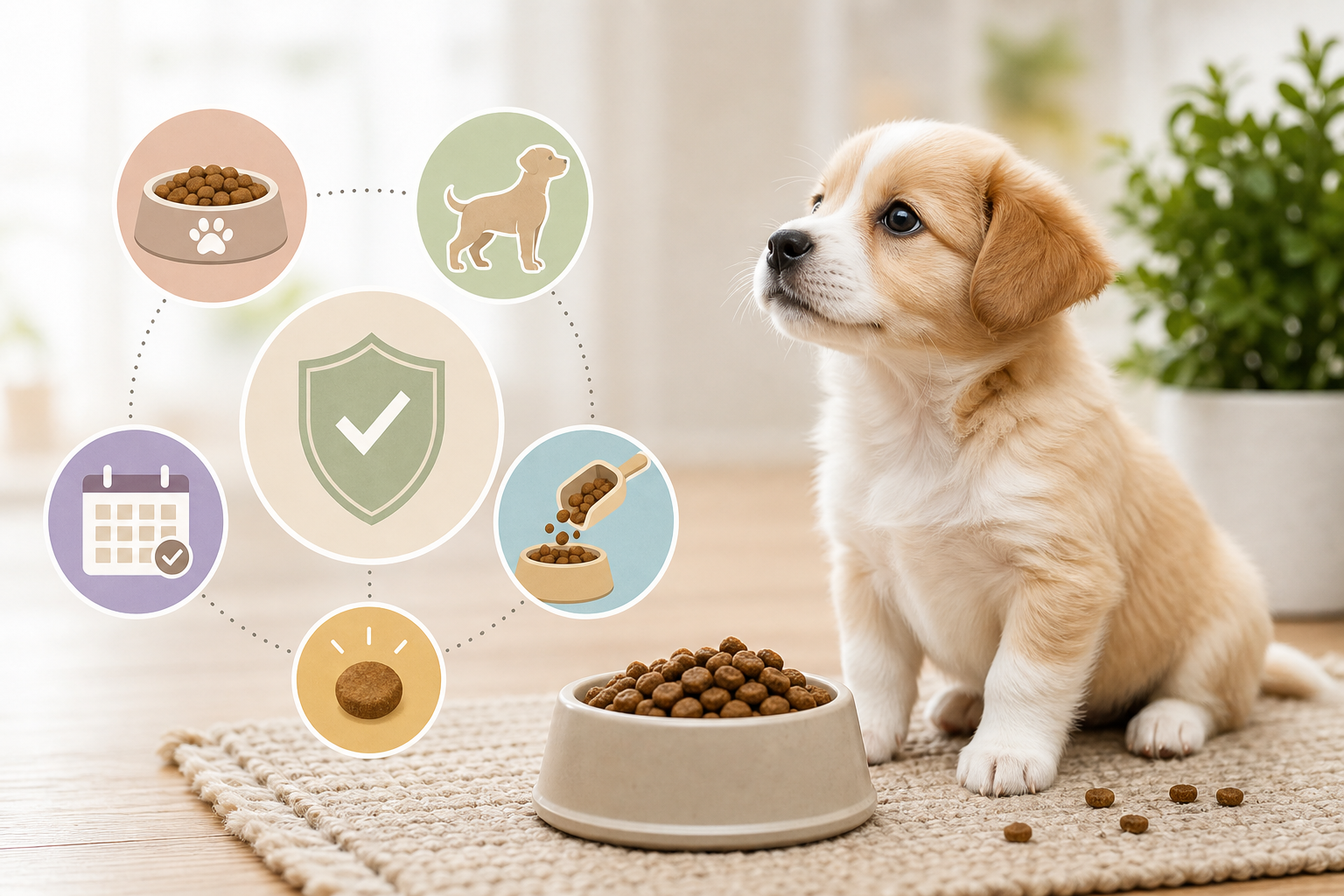 子犬の「主食」はまず総合栄養食が基本になりやすい理由