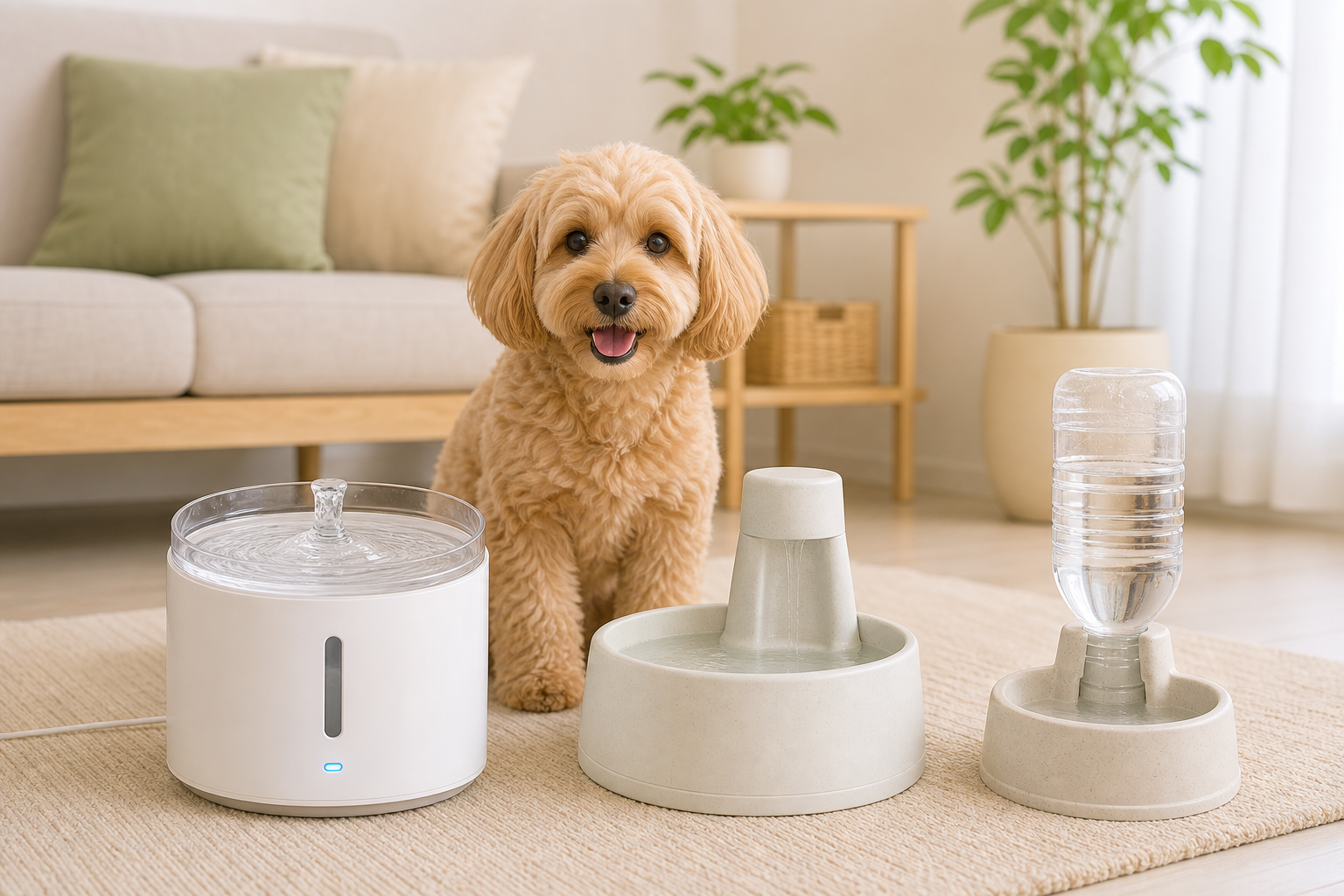 犬の自動給水器は大きく3タイプ：まずは全体像をつかむ