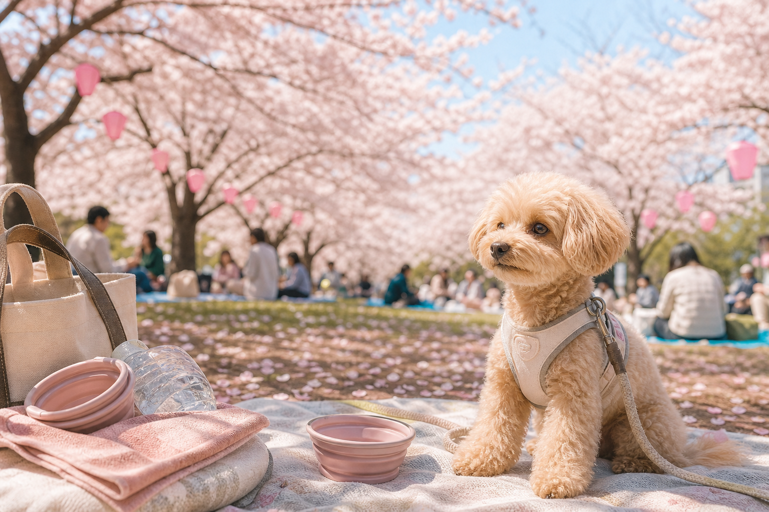 犬連れお花見のマナーは「事前確認・配慮・安全管理」で考える