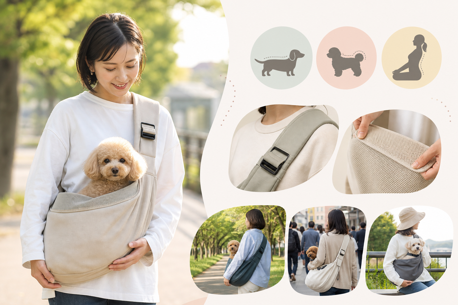 結論:スリング選びは「犬の体型」と「飼い主さんの負担」で決まる
