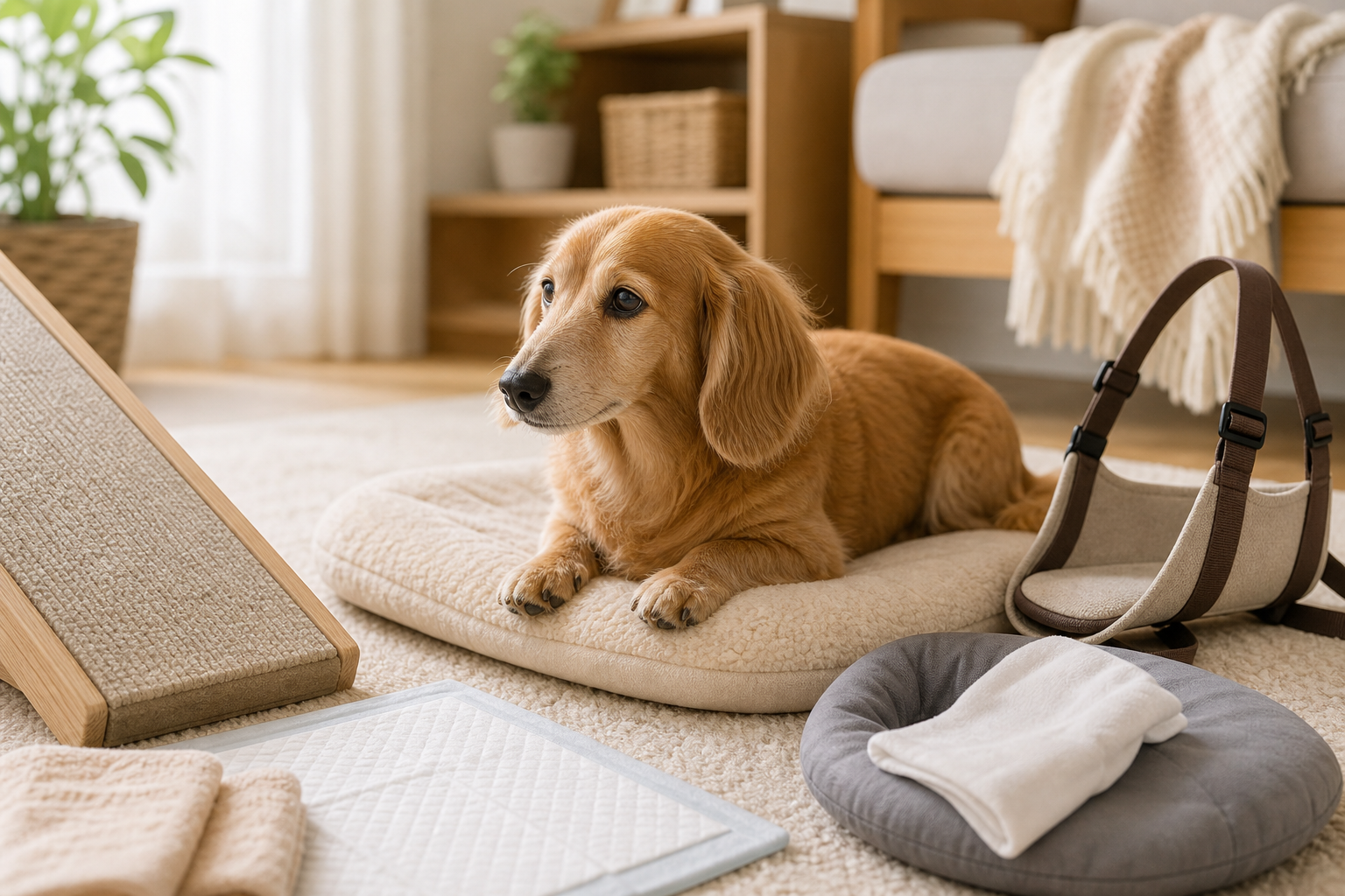 老犬介護グッズを選ぶ前に押さえたい基本の考え方